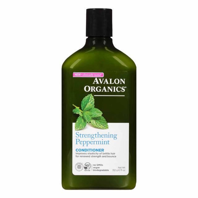 Avalon - Organics Strengthening Peppermint Conditioner - 11 Fl Oz - 6 Pack