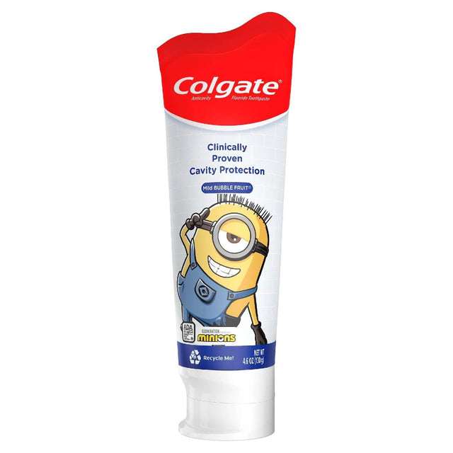 Colgate Colgate Kids Toothpaste with Anticavity Fluoride Minions   4.6 Oz  - 12 pack