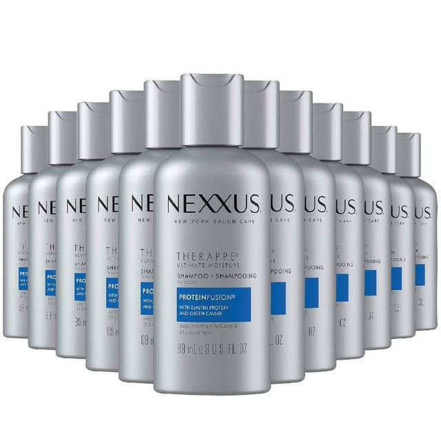 NEXXUS THERAPPE Ultimate Moisture  Shampoo Travel Size - 3 fl oz - 12  Pack