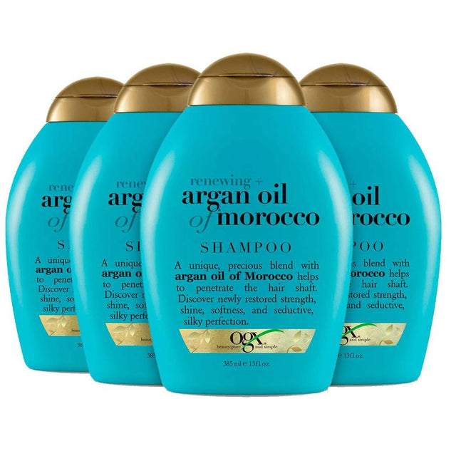 OGX Renewing + Argan Oil Of Morrocco Shampoo, Bulk - 4 Pack - 13 Oz Each