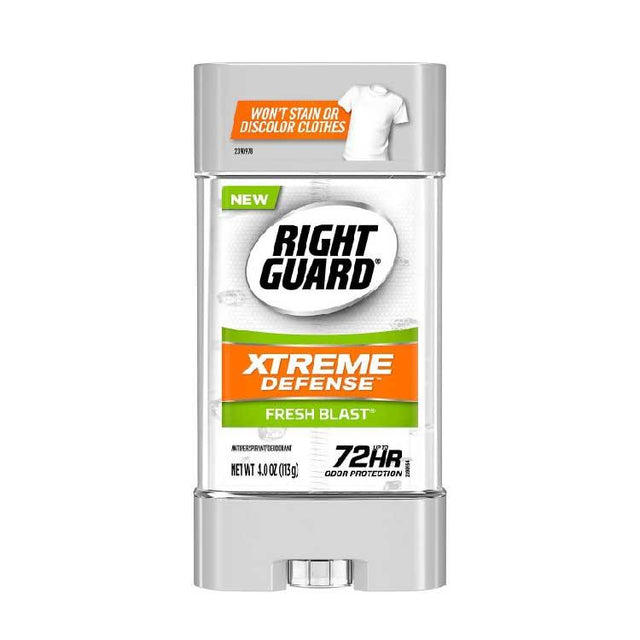 Right Guard - Xtreme Fresh Blast Deodorant, Gel - 4 Oz - 12 Pack