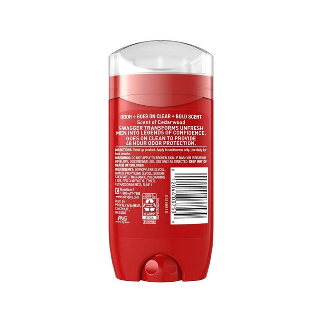 Old Spice Red Collection Swagger Deodorant for Men 3  oz - 12 Pack