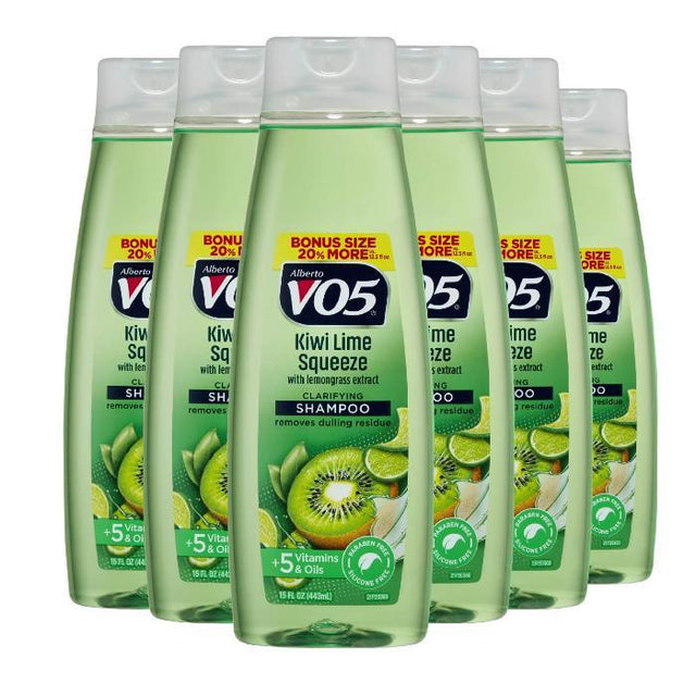 VO5 Kiwi Lime Squeeze Clarifying Shampoo - 15oz - 6 Pack