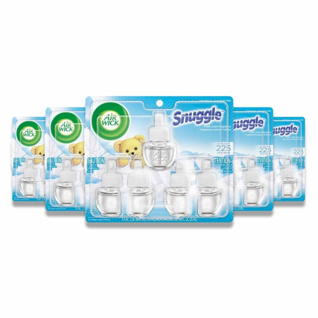 Air Wick - Scented Oil, Snuggle Fresh Linen - 3.38 Oz - 5 Pack (5 Ct Each)