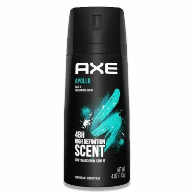 Axe - Apollo Body Spray Deodorant For Long-Lasting Odor Protection - 4 Oz - 12 Pack