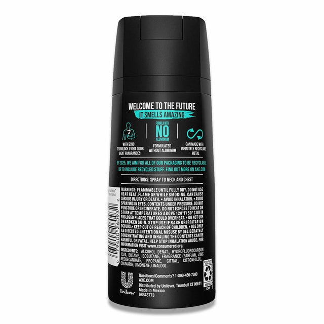 Axe - Apollo Body Spray Deodorant For Long-Lasting Odor Protection - 4 Oz - 12 Pack