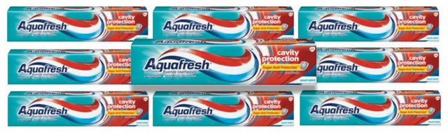 Aquafresh - Cavity Protection Fluoride Toothpaste, Cool Mint - 5.6 Oz - 12 Pack