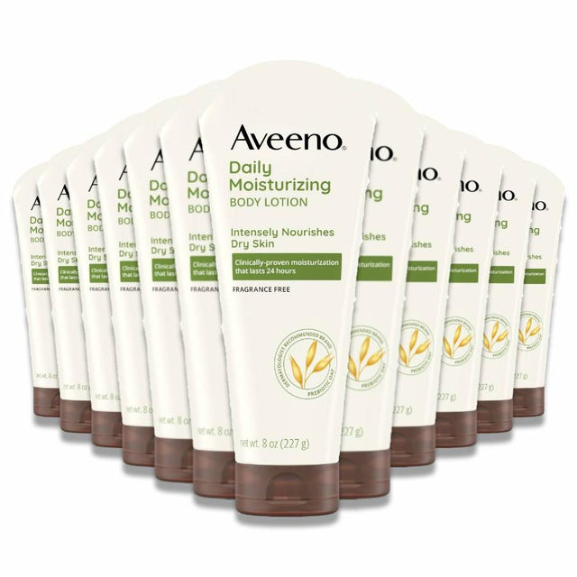 Aveeno - Daily Moisturising Lotion Nourishes Dry Skin - 8 Oz - 12 Pack