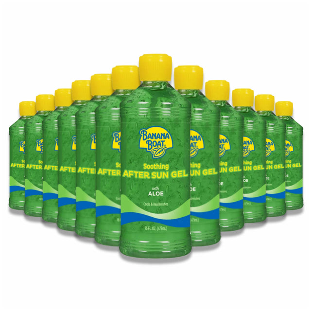 Banana Boat - Aloe Vera Gel After Sun Treatment - 16 Oz - 12 Pack