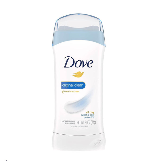 Dove Original Clean Invisible Solid Antiperspirant  Deodorant  2.6 oz  - 12 Pack