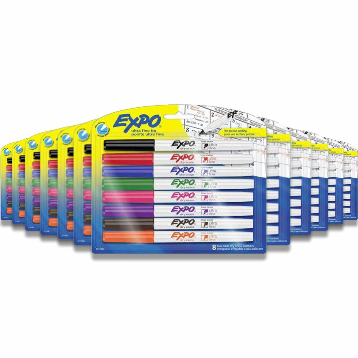 Expo - Ultra Fine Tip Dry Erase Markers Multicolor - 8 Count - 48 Pack