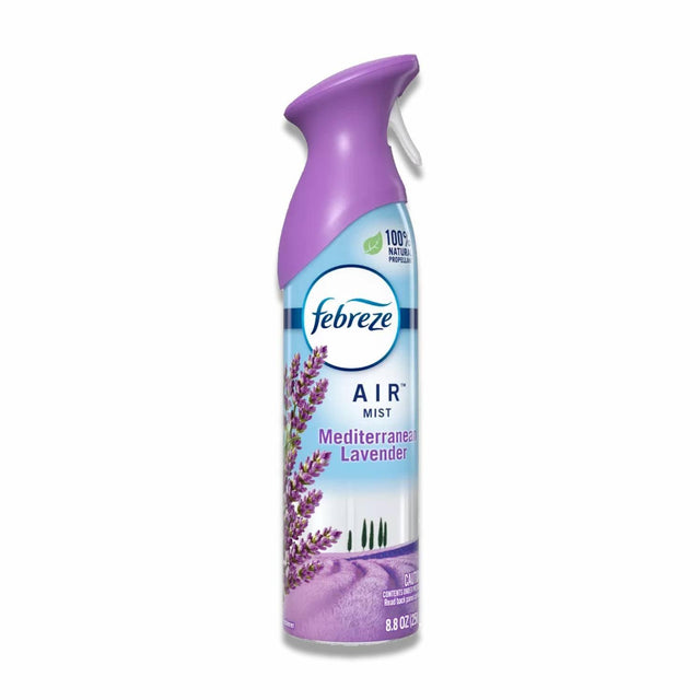 Febreze - Odor-Fighting Air Freshener, Mediterranean Lavender - 8.8 Oz - 6 Pack