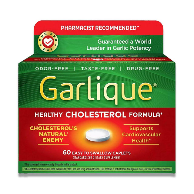 Garlique Standardized Dietary Supplement Caplets 60 Ct 24 Pack Contarmarket