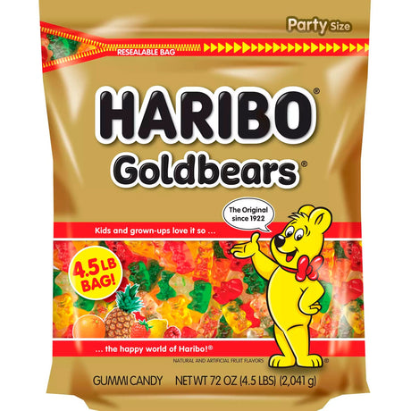 Haribo Gold-Bears Gummy Candy - 4.5 Lb (6787174039708)