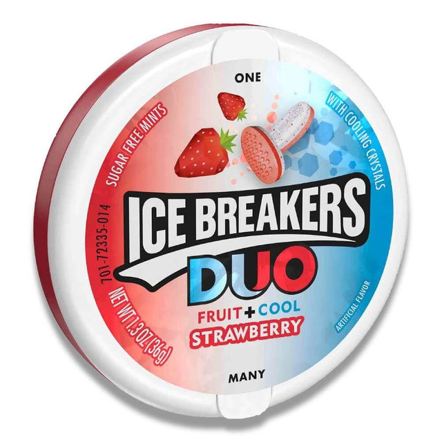 Ice Breakers DUO Mints Strawberry  8 Ct