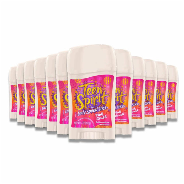 Lady Speed - Stick Antiperspirant Teen Spirit - 1.4 Oz - 12 Pack