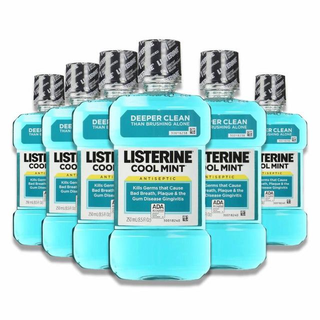 Listerine - Antiseptic Mouthwash Coolmint, Cool Mint - 8.5 Oz - 6 Pack