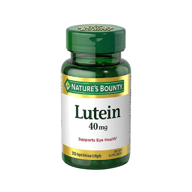 Nature's Bounty - Lutein Softgels - 30 Count (40 mg)- 12 Pack