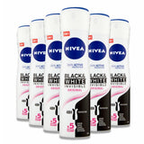 Nivea - Deodorant Spray Black & White Inivisible Original Anti-Perspirant- 150 ml - 6 Pack