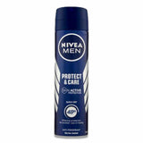 Nivea - Men, Deodorant, New Spray Protect & Care Anti-Perspirant - 150 ml - 6 Pack