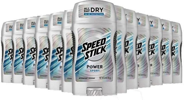 Speed Stick  Antiperspirant Deodorant, Power Ultimate Sport - 3.0 oz - 12 Pack