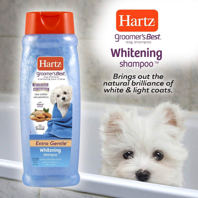 Hartz Groomers Best Whitening Shampoo for Dogs 18 oz - 12 Pack