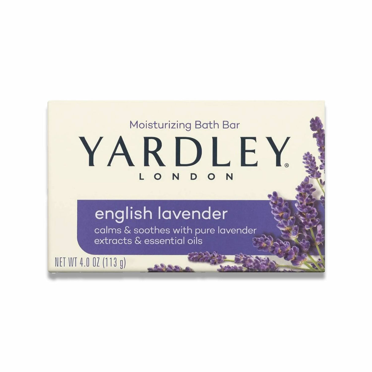 Yardley - London Moisturizing Bath Bar English Lavender  - 4 Oz - 24 Pack